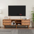 63-Inch Vintage TV Stand with Shelves and Drawers for TVs up to 60 Inches