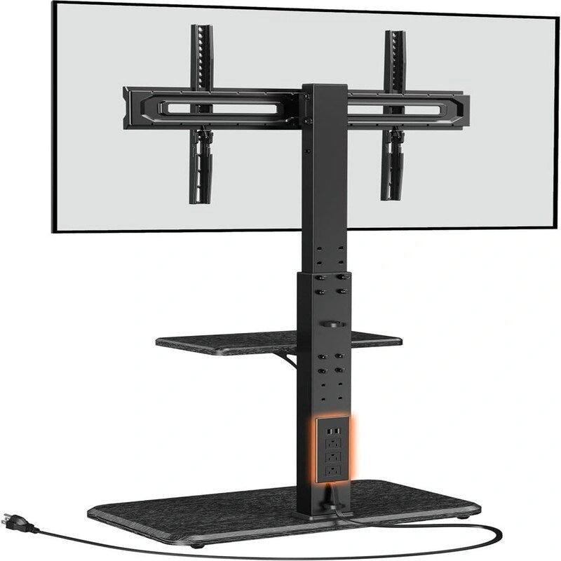 Mueble de TV de suelo con toma de corriente