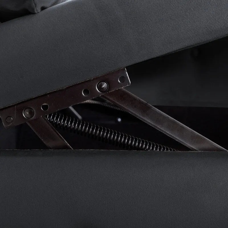 Moderne Chaiselongue mit Samtbezug, gerollten Armlehnen, Stauraum und Kissen