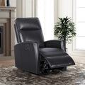 69,85 cm breites elektrisches Relaxsofa aus echtem Leder mit USB-Ladegerät