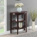 Halfronde consoletafel met planken