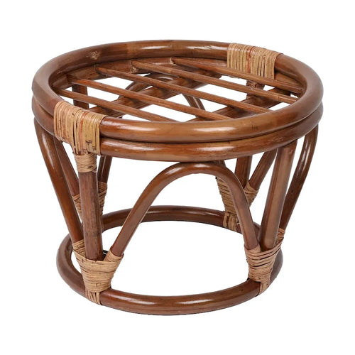 Fußhocker mit 46 cm Höhe und Mikrofaserbezug