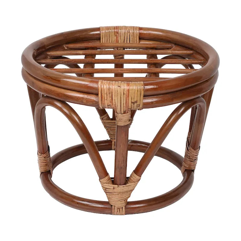 Fußhocker mit 46 cm Höhe und Mikrofaserbezug