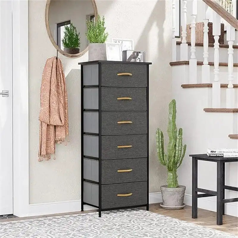 Verticale opbergkast met laden