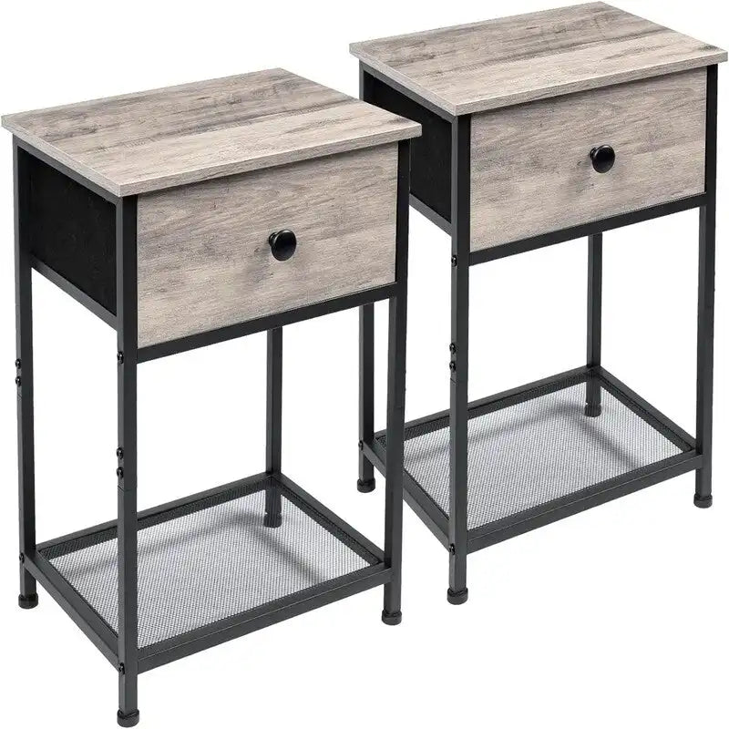 Kleine Nachttische fürs Schlafzimmer, 15.74D x 11.8W x 21.65H