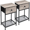 Kleine Nachttische fürs Schlafzimmer, 15.74D x 11.8W x 21.65H