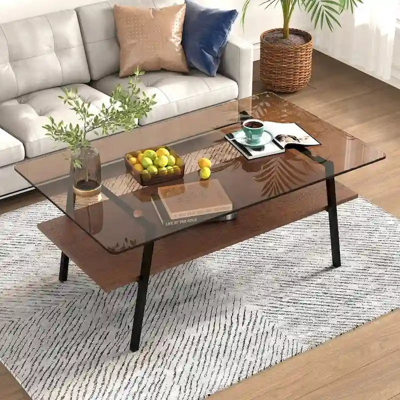 Rechteckiger Couchtisch